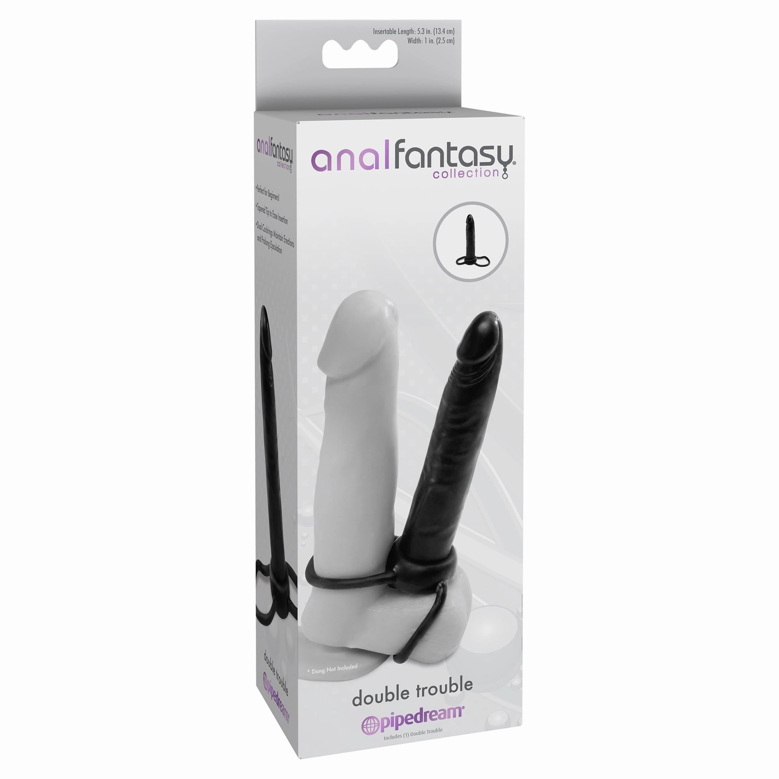 Pipedream - Anal Fantasy Collection Double Trouble (Black)