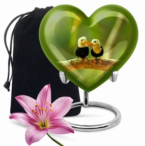 Puffin Bird Tribute - Exquisite Adult Cremation Urn For Ashes