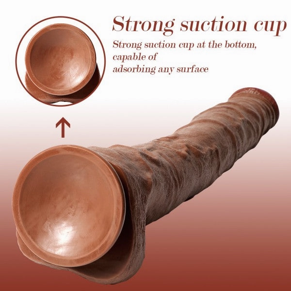 Realistic Anal Dildo 22" Super Long Dildos with Suction Cup Butt Plug Adult Sex Toy 【US Stock Available Only】