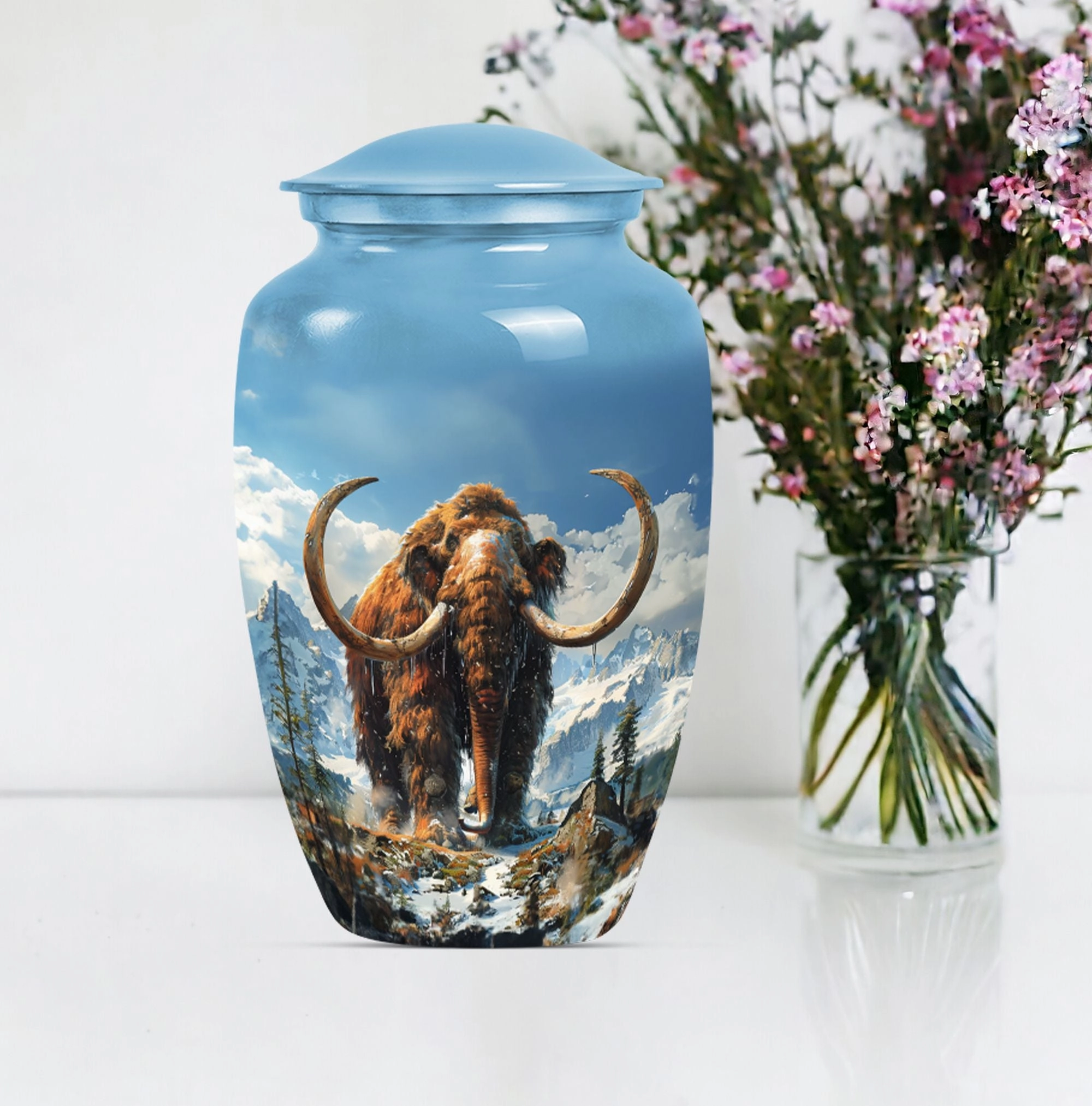 Resplendent Memorial Mammoth Urn - Affectionate Homage