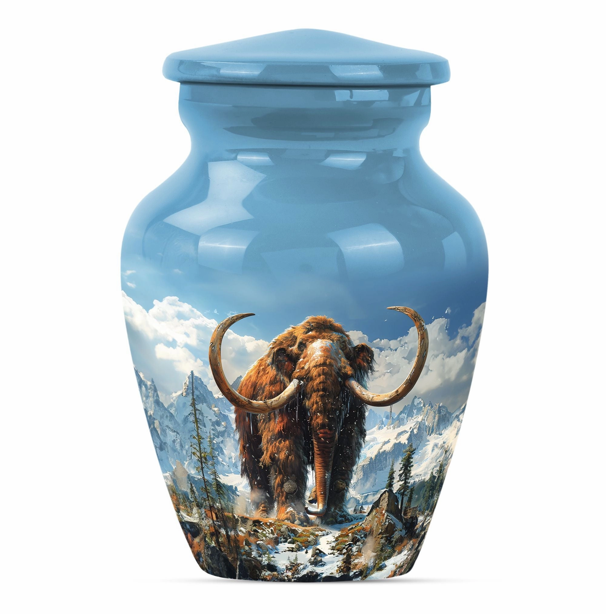 Resplendent Memorial Mammoth Urn - Affectionate Homage