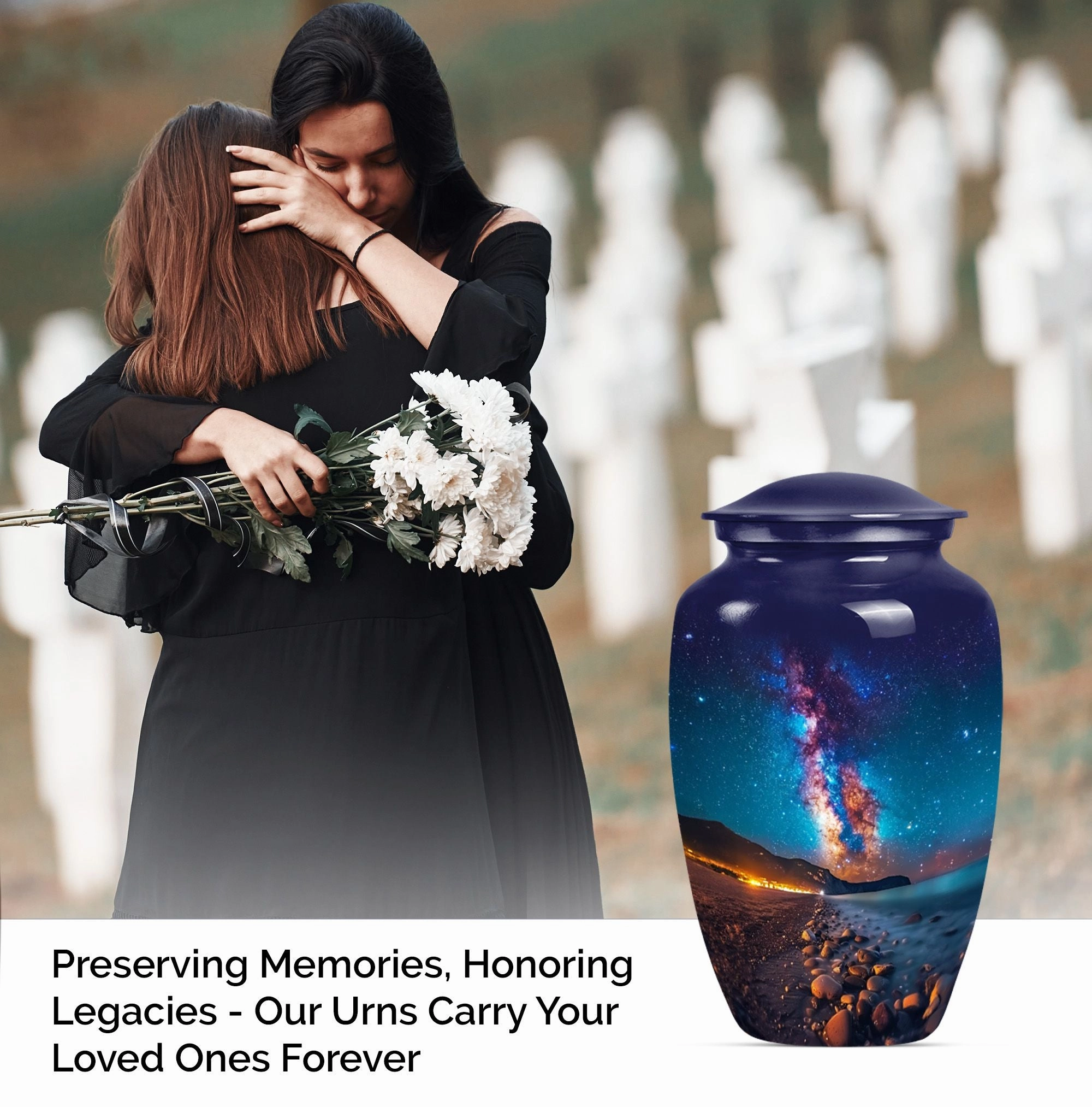 Rise Eternity MilkyWay: Honourable Rest Abstract Adult Urn