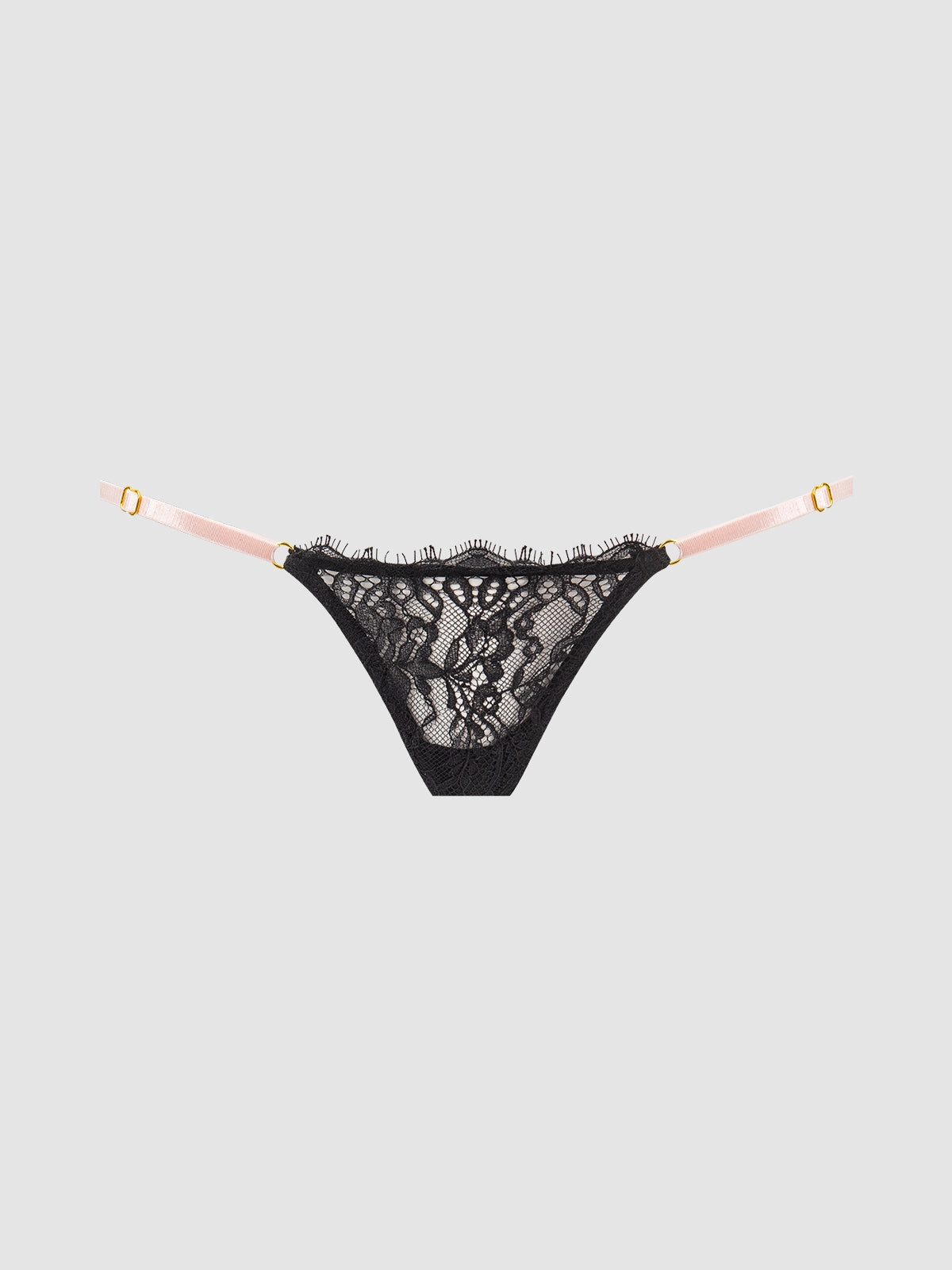 Rising Star Lace & Liquid Satin Mini G-String