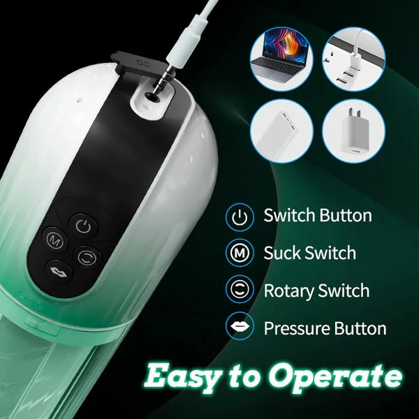 Rotating Tongue Licking Kinky Spa Sucking Automatic Ultimate Milker