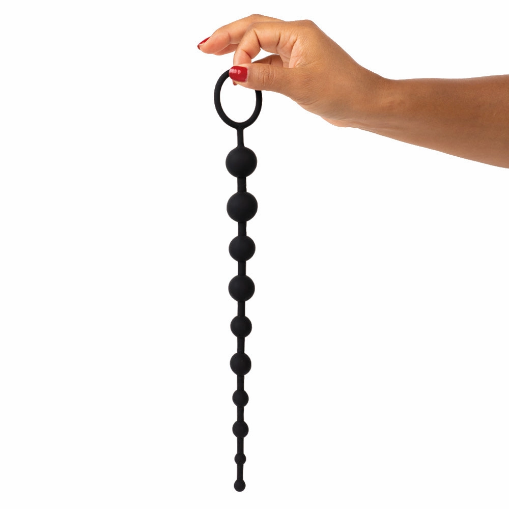 Sexyland Cheeky Silicone Anal Beads With Pull Ring
