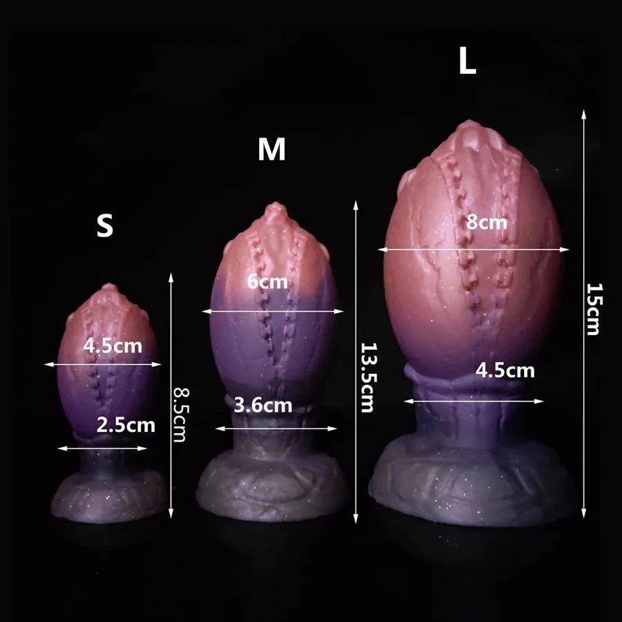 Silicon Dinosaur Egg Butt Plug