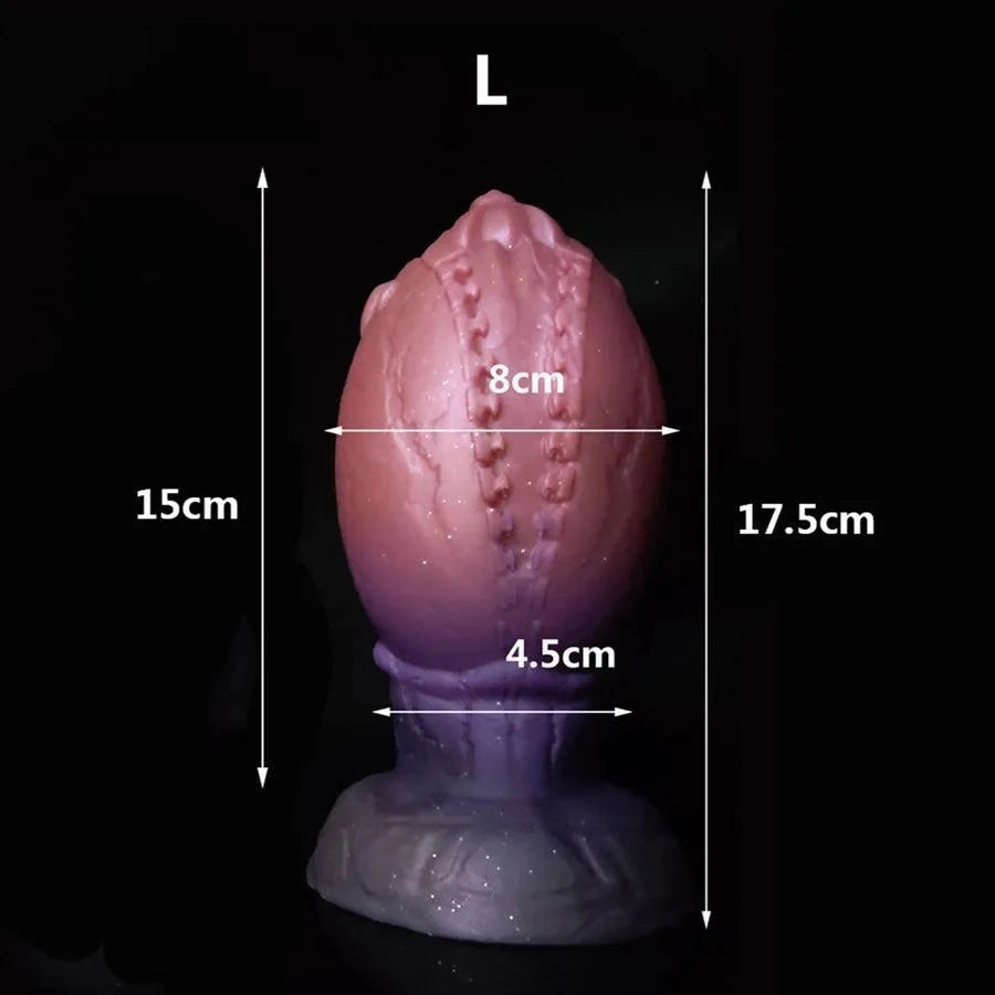 Silicon Dinosaur Egg Butt Plug