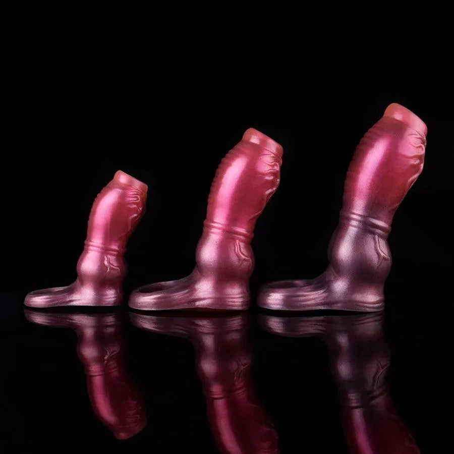 Silicone Male Penis Extender Sleeve Toy