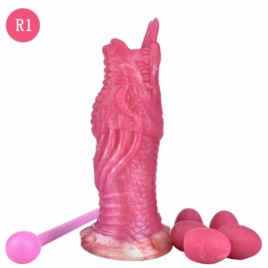 Silicone Ovipositor Alien Dildo for BDSM Game