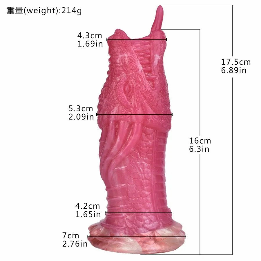 Silicone Ovipositor Alien Dildo for BDSM Game