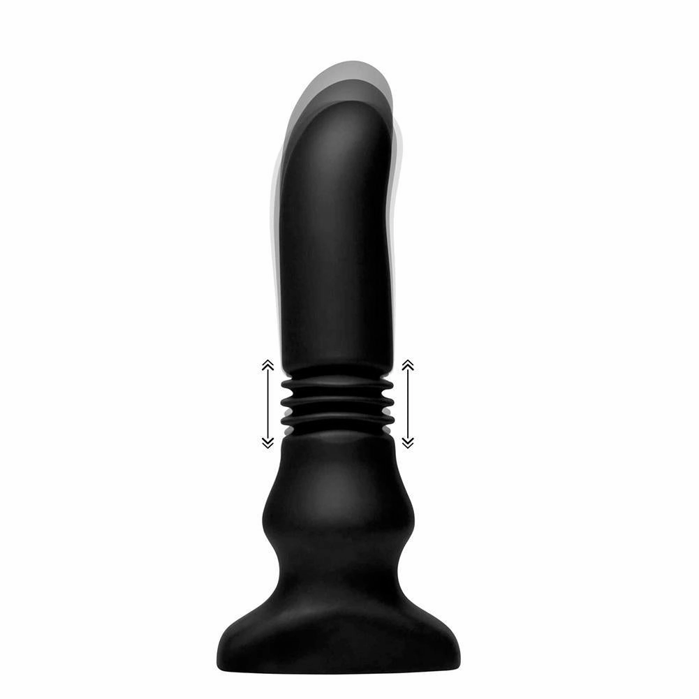 Silicone Thrusting Prostate Massager with Remote