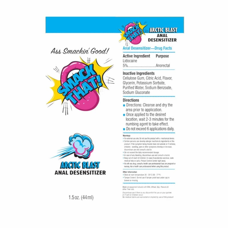 Smack That Anal Desensitizer Arctic Blast 1.5 Oz