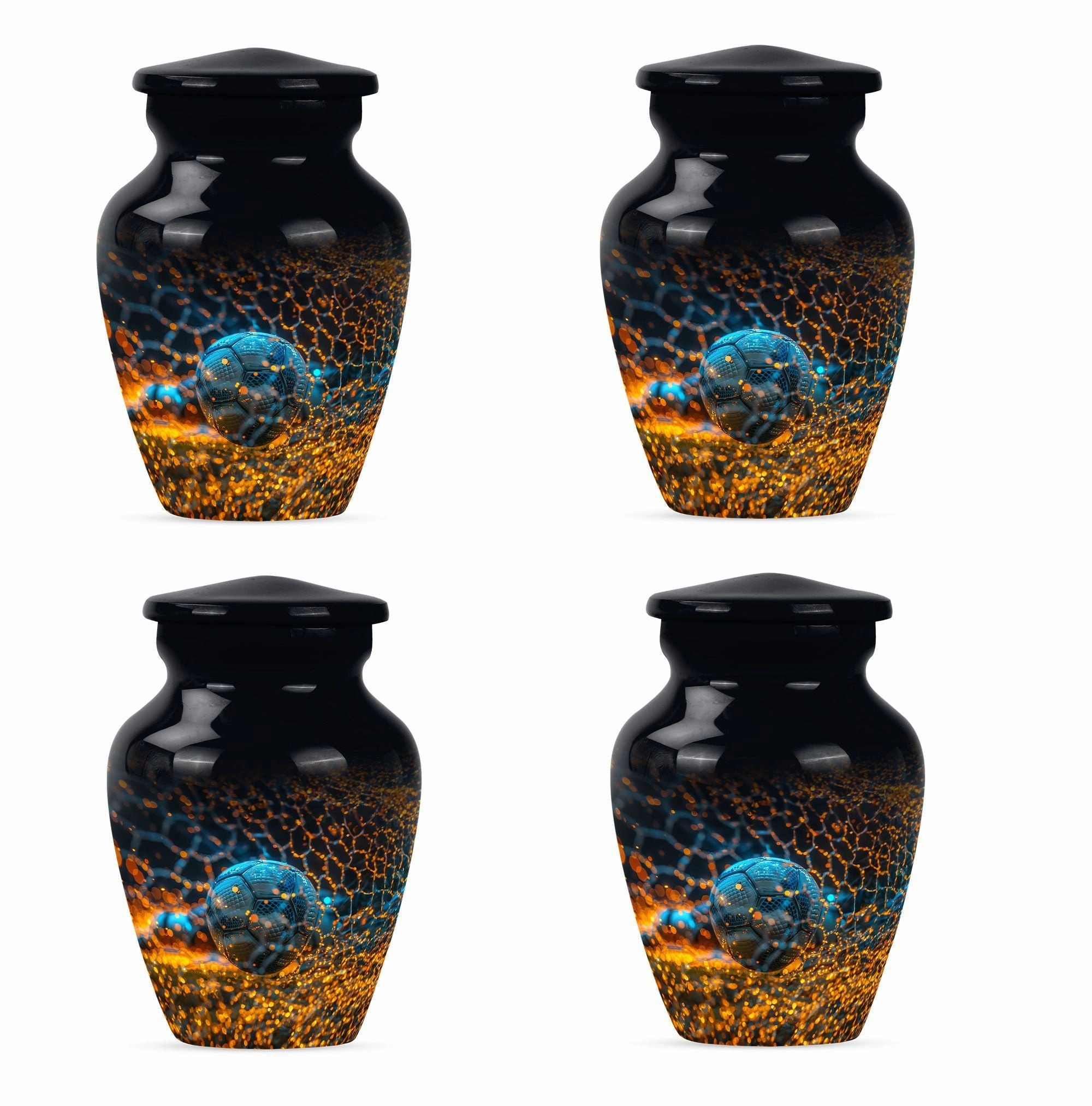 Soccer Urn Tribute: Dignified Memorial Urn for Adult Males