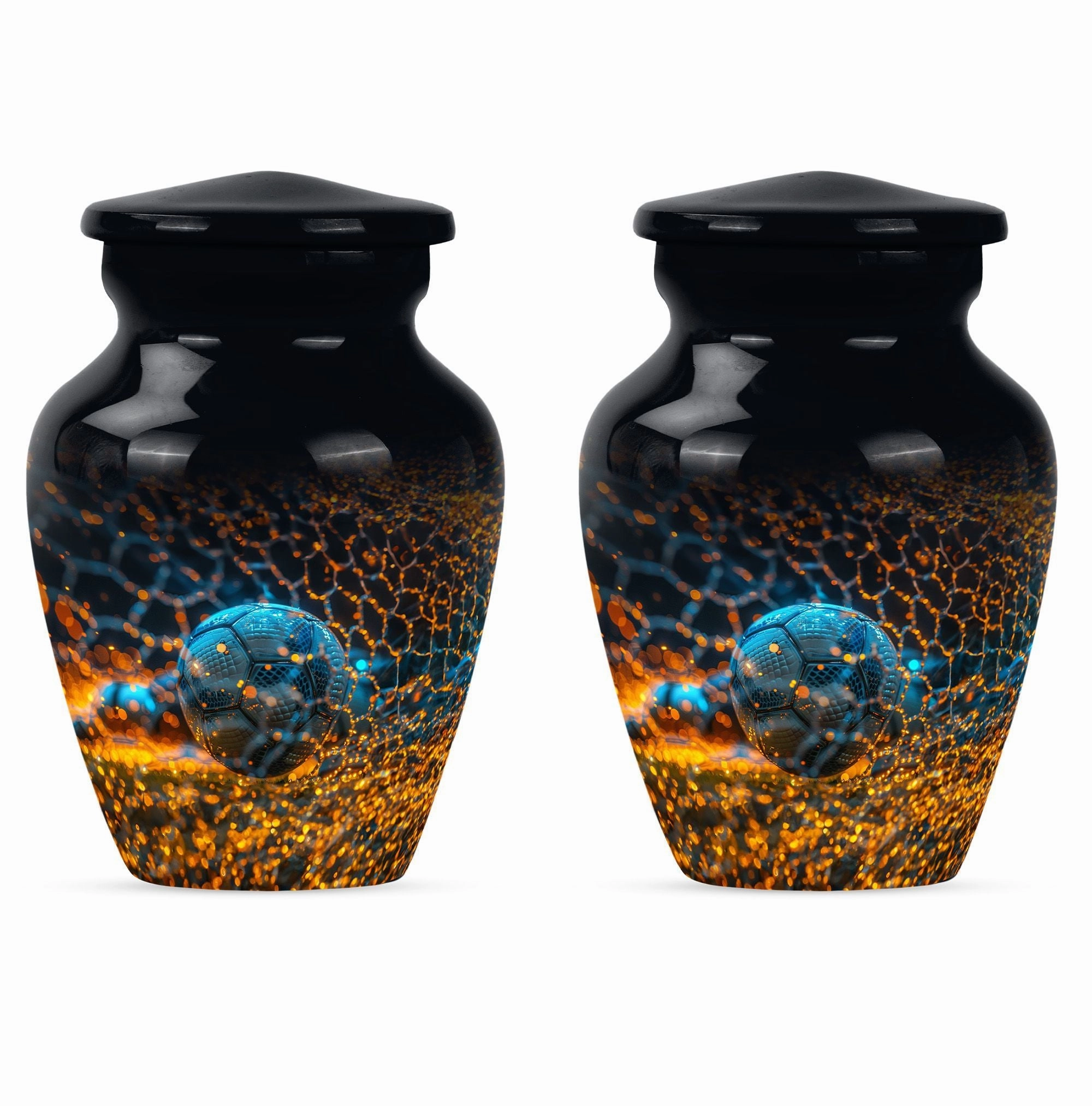 Soccer Urn Tribute: Dignified Memorial Urn for Adult Males