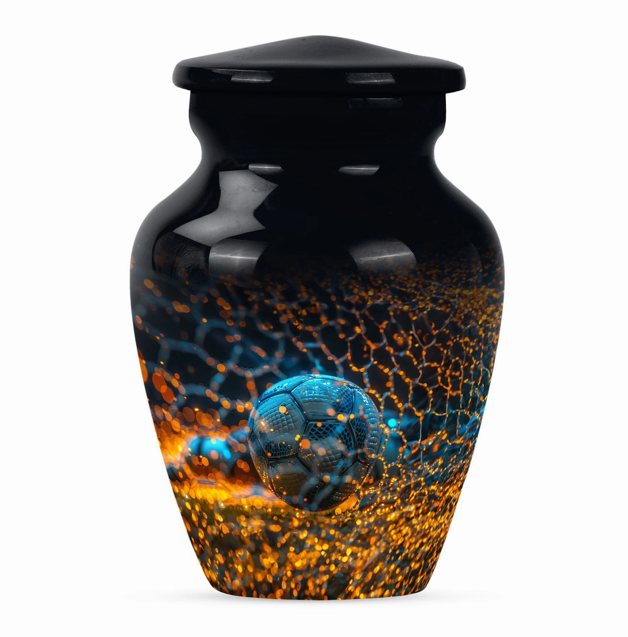 Soccer Urn Tribute: Dignified Memorial Urn for Adult Males