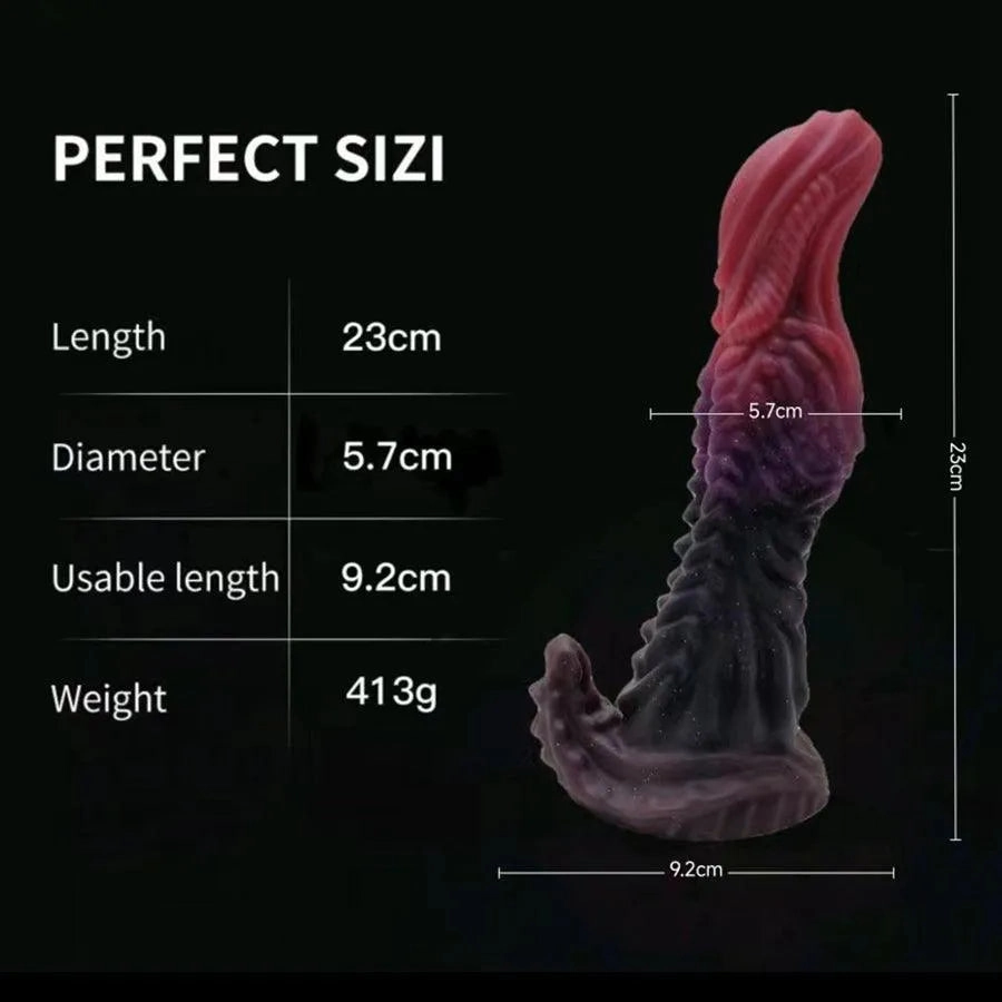 Soft Silicone Dragon Dildo Sex Toy for Sale