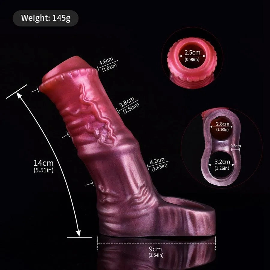 Soft Silicone Penis Extension Sleeve for Men