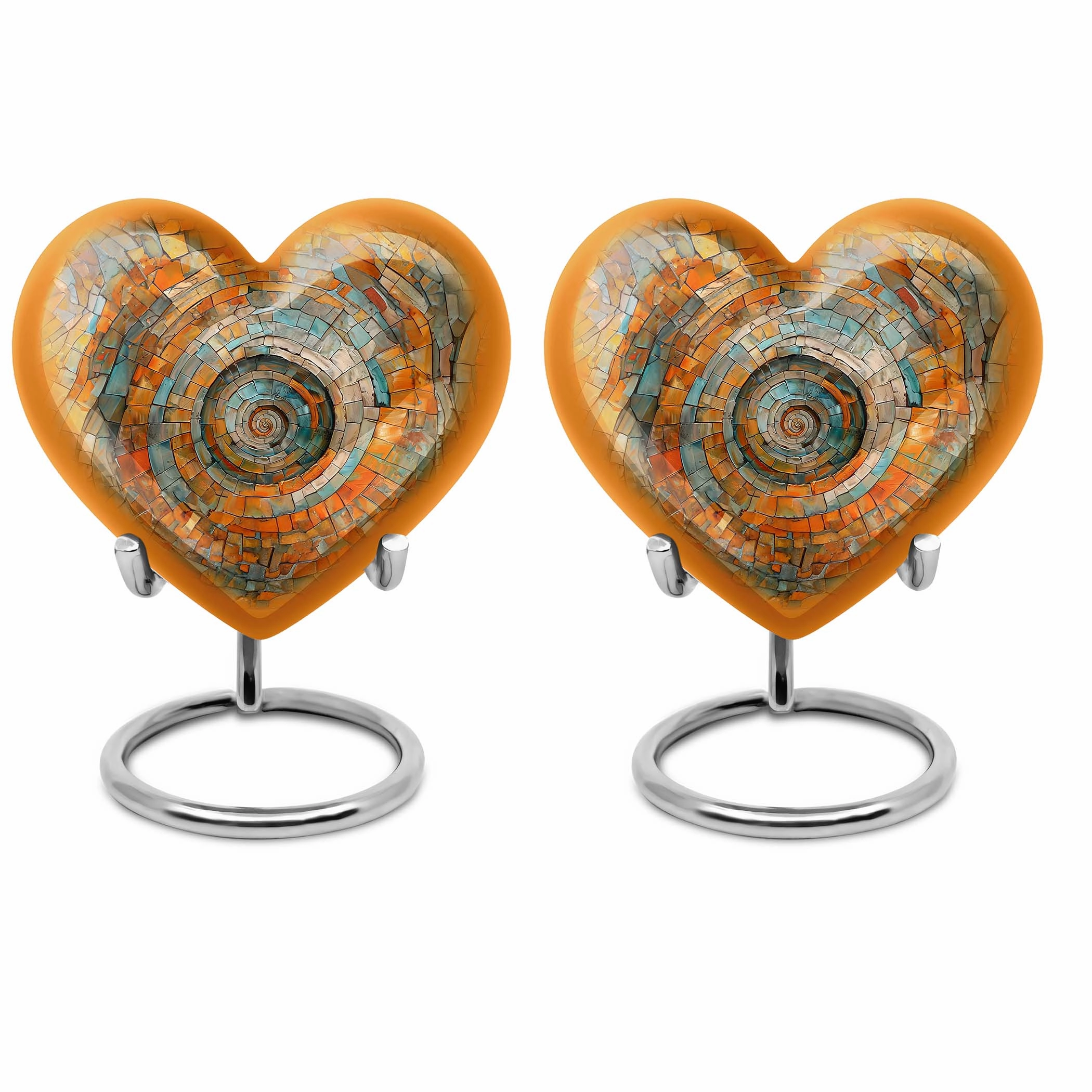 Spiral Serenity: Human Ashes Memorial Urn For Adult