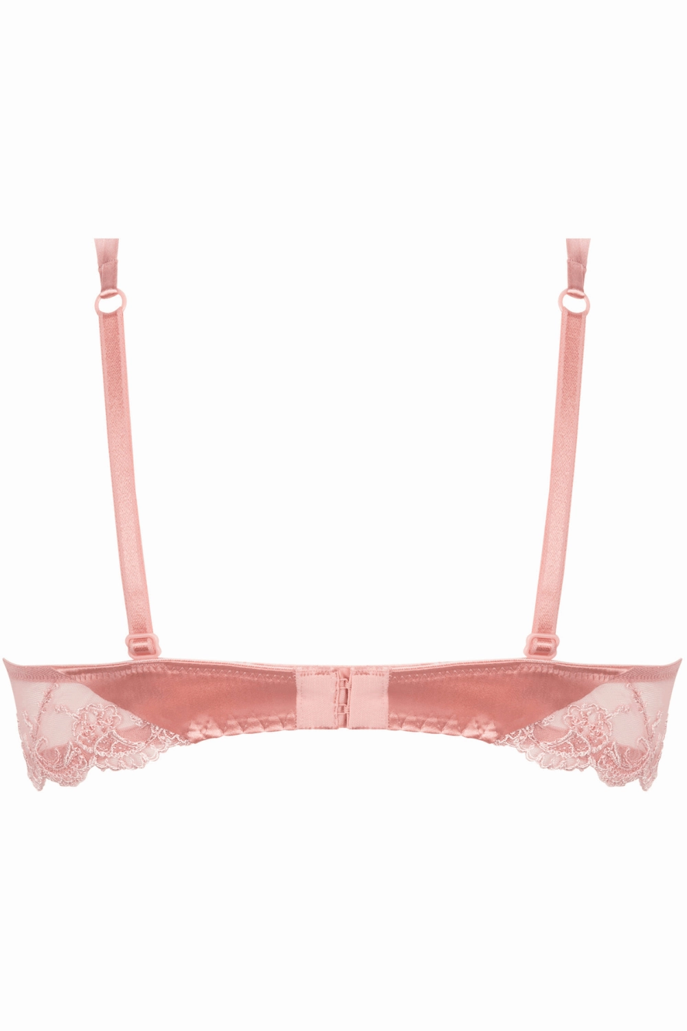 Splendeur Soie Half Cup Bra Rose