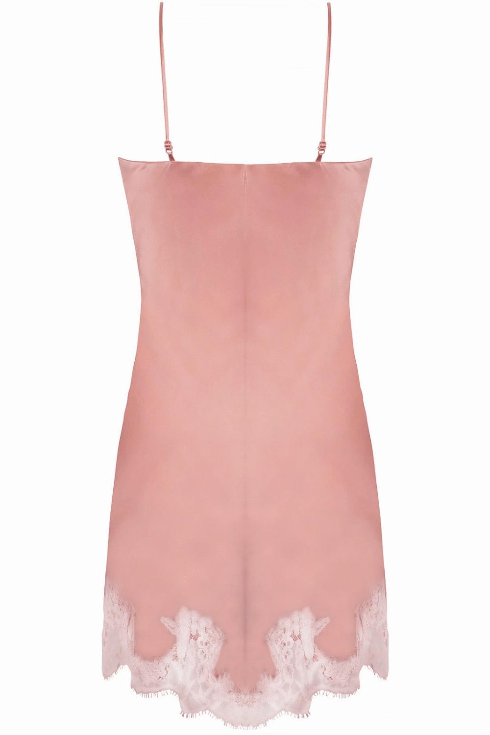 Splendeur Soie Silk Night Dress in Rose, Size L (UK 14)