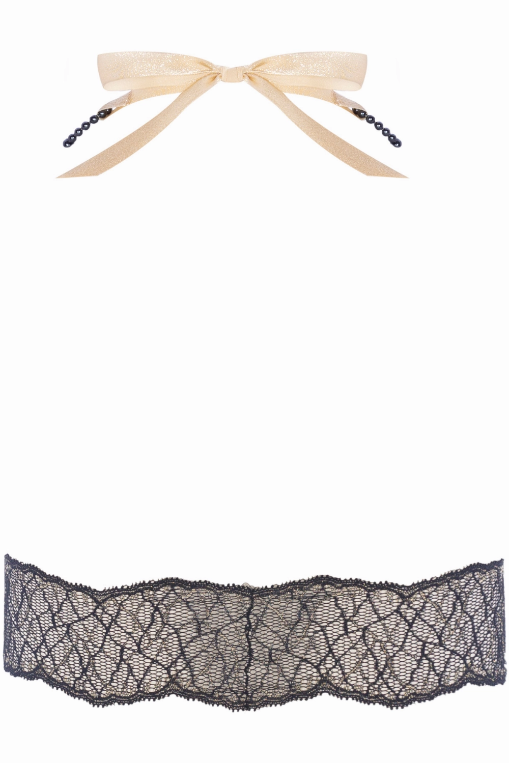 Sydney Daisy Dark Pearl Bra Black