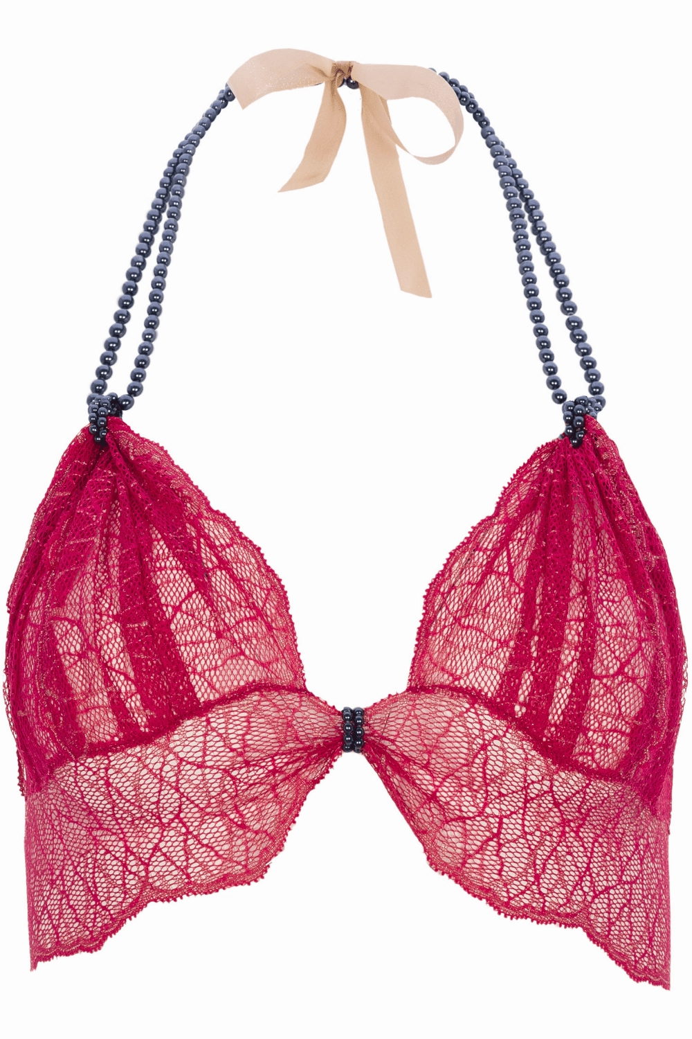 Sydney Dark Pearl Bra Red