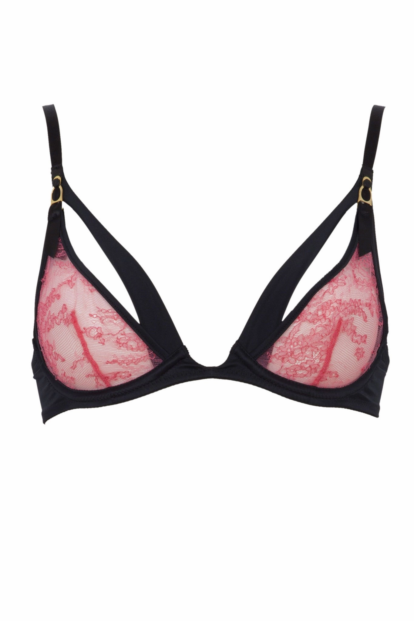 Sylvia Peep Bra - Pink