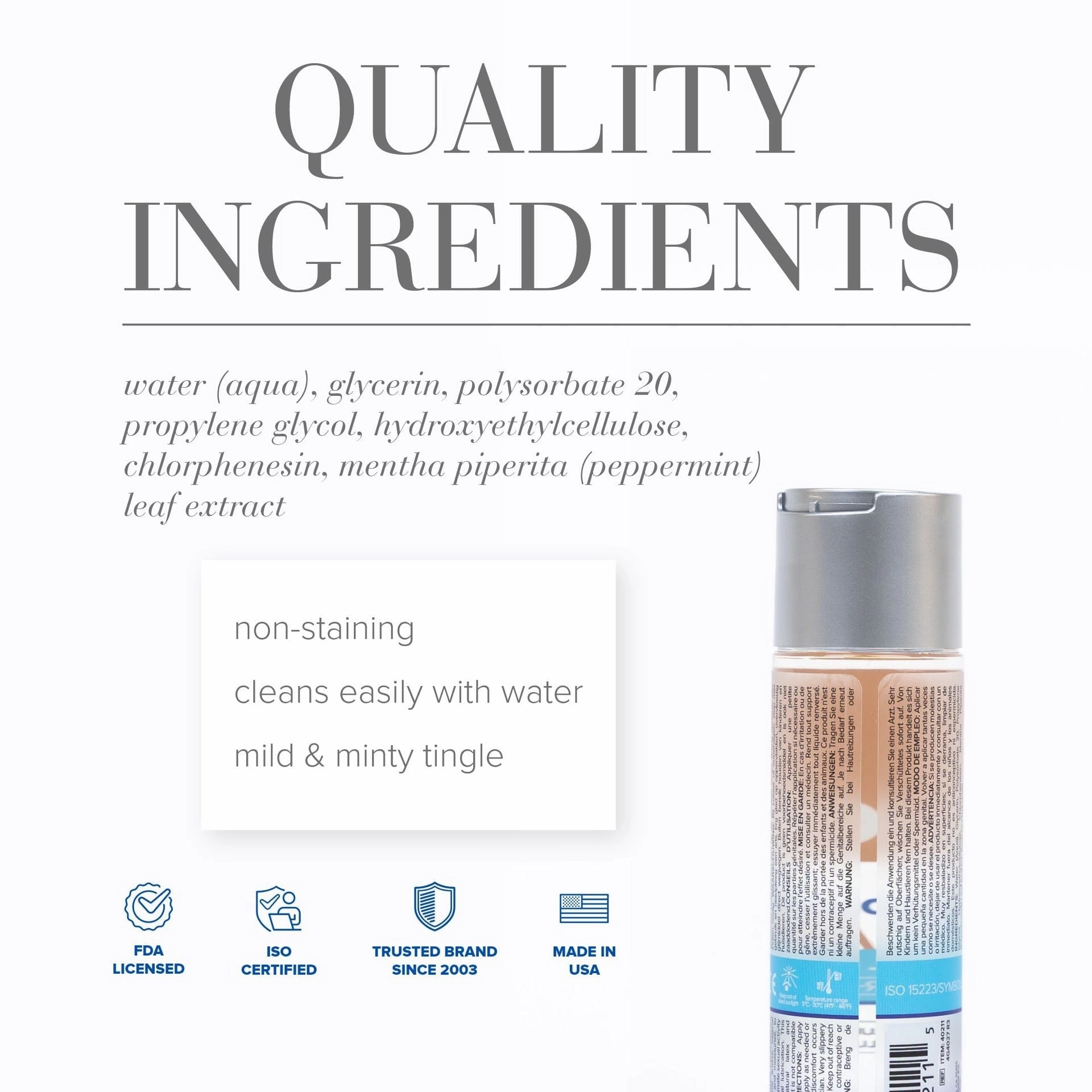 System JO - Anal H2O Cooling Lubricant