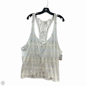 Tank Top By Clothes Mentor In Cream, Size: 3x