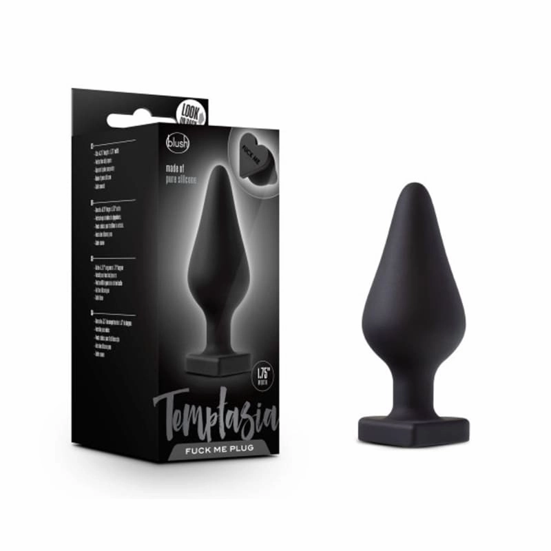 Temptasia - Fuck Me Butt Plug - Black