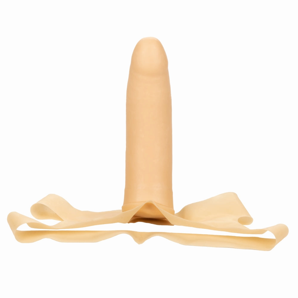 The Original Accommodator Latex Strap-On Facial Dildo