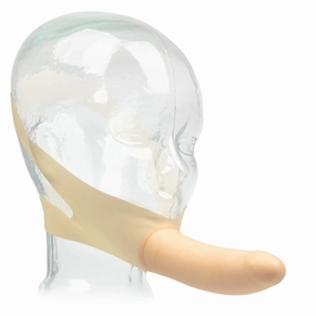 The Original Accommodator Latex Strap-On Facial Dildo
