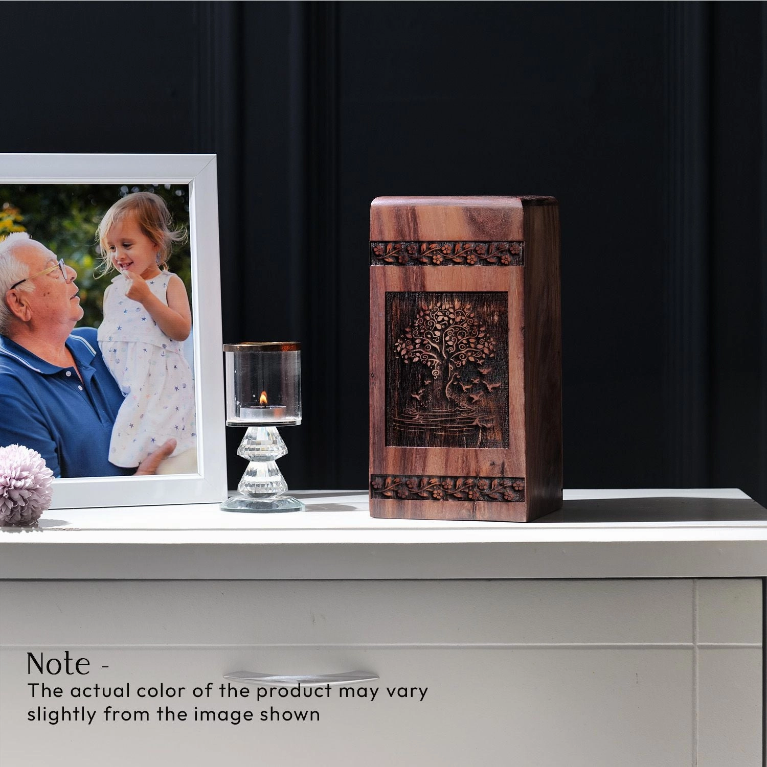 Tree Of Life Funerary Urn For Adult Ashes, Biodegradable