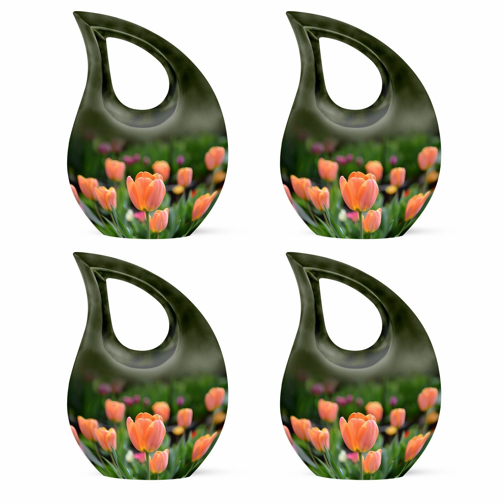 Tulip Urn: Small Miniature Cremation Urn For Adult Ashes
