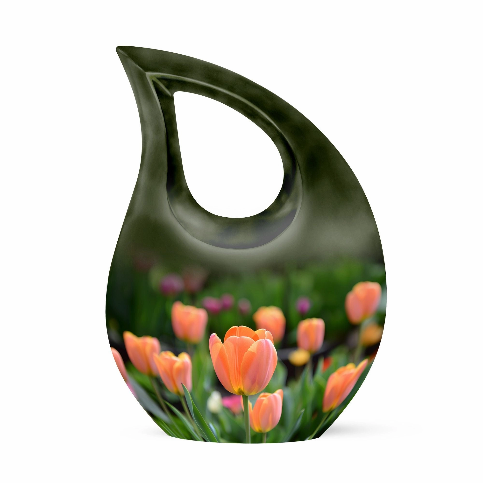 Tulip Urn: Small Miniature Cremation Urn For Adult Ashes
