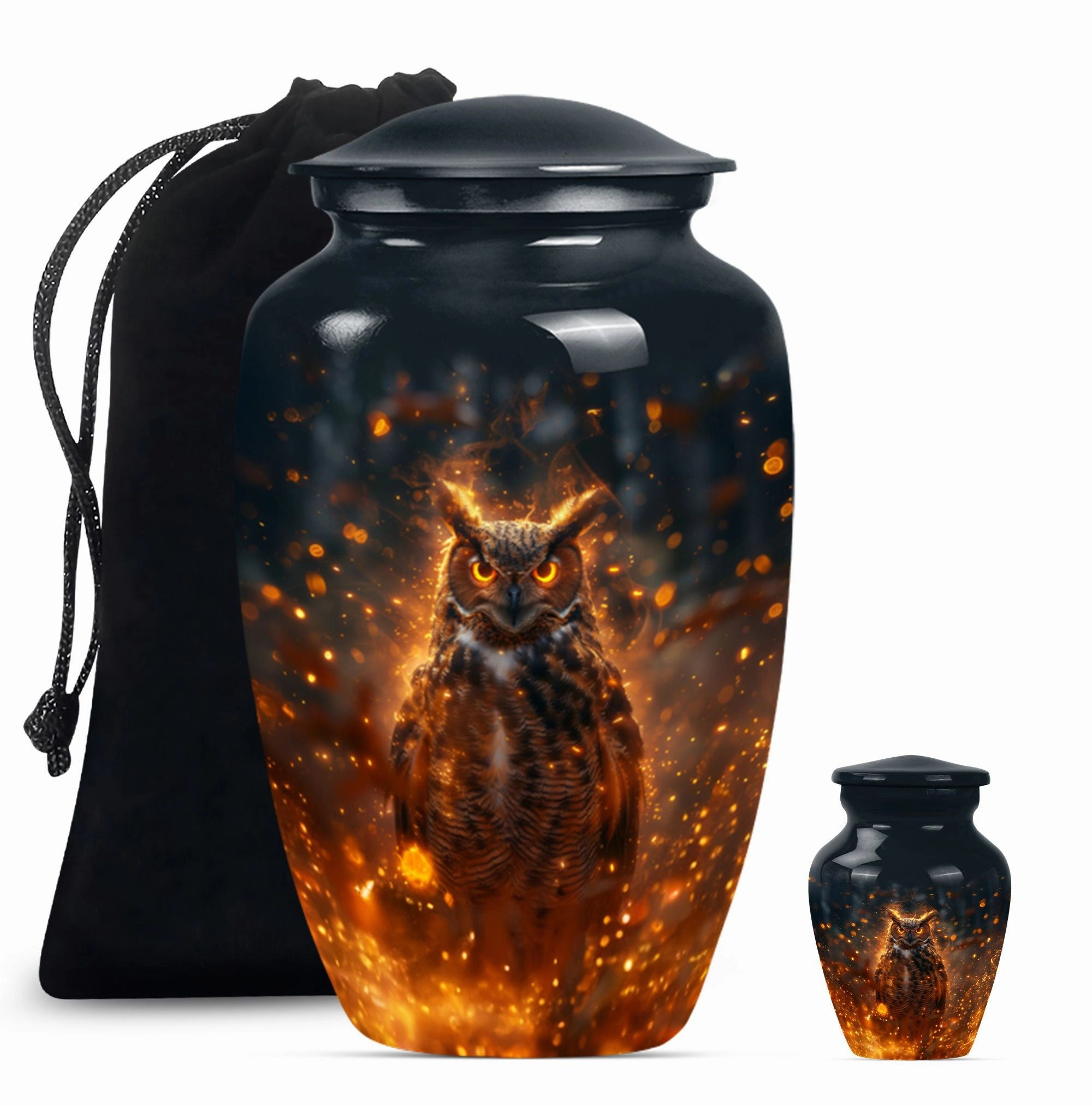 Vigil Owl Urn - Dignified Resting Place for Your Deceased