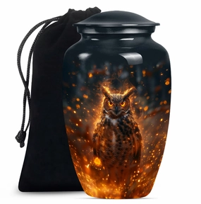 Vigil Owl Urn - Dignified Resting Place for Your Deceased