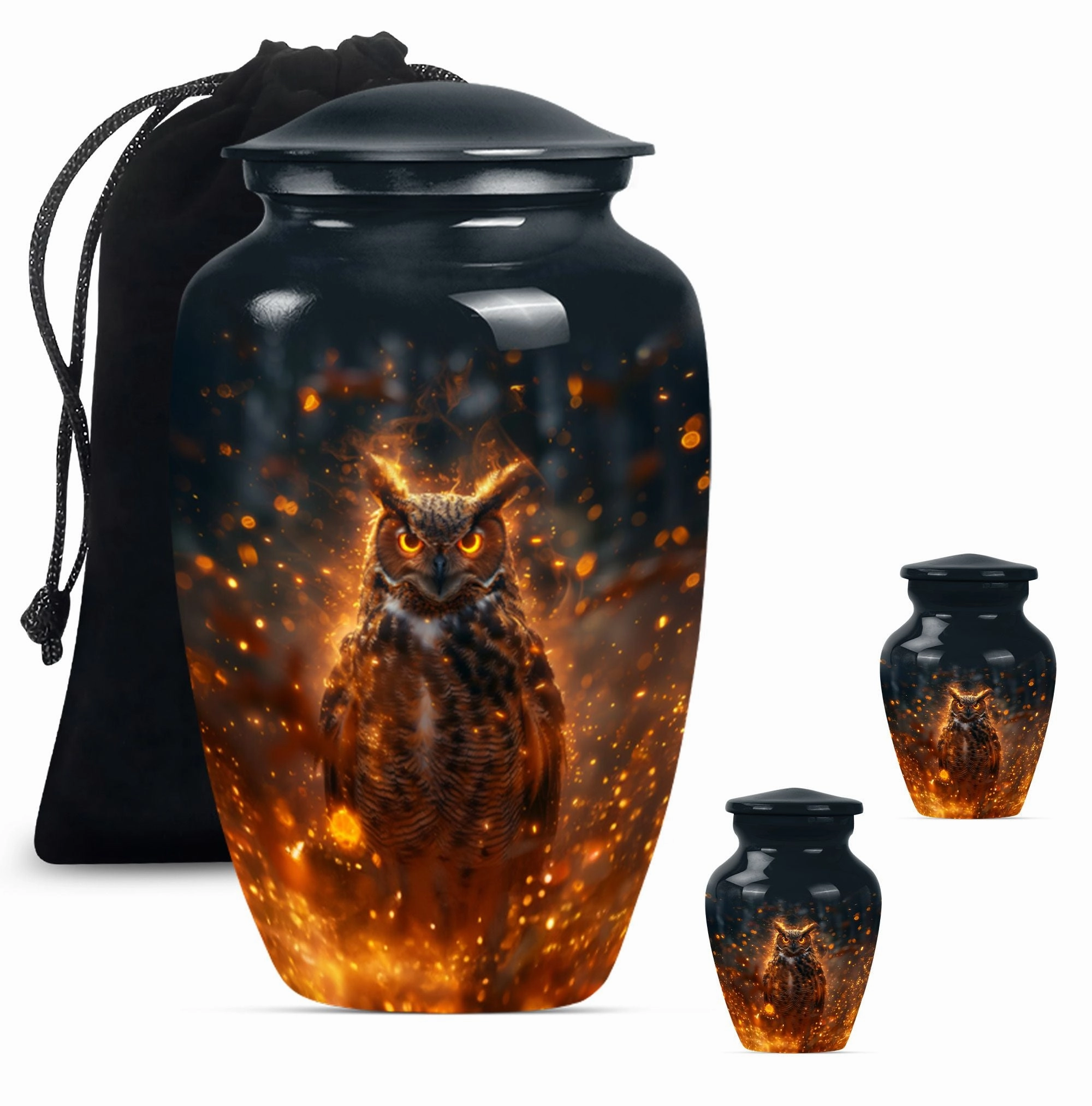 Vigil Owl Urn - Dignified Resting Place for Your Deceased
