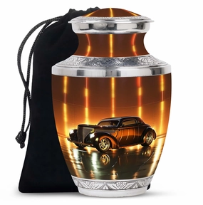 Vintage Shine Heritage Car: Urns for Adult Human Ashes