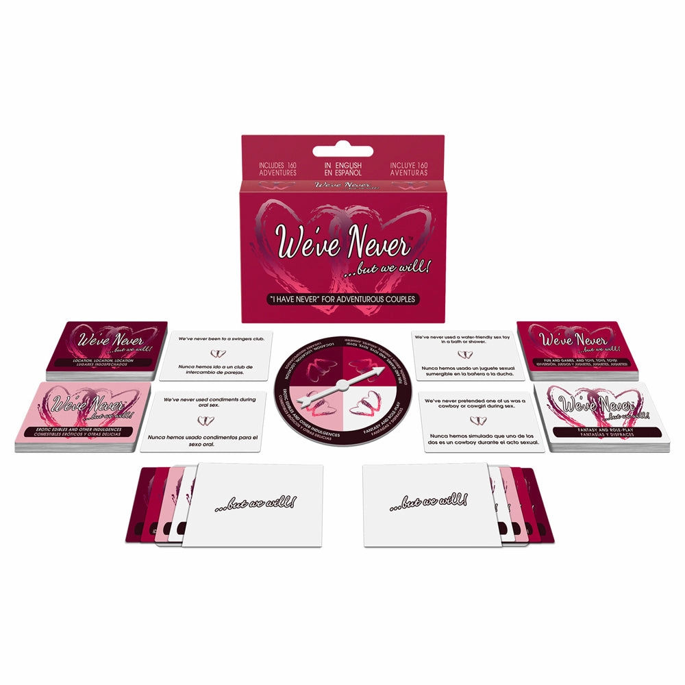 We've Never Erotic Never Have I Ever Couples' Card Game