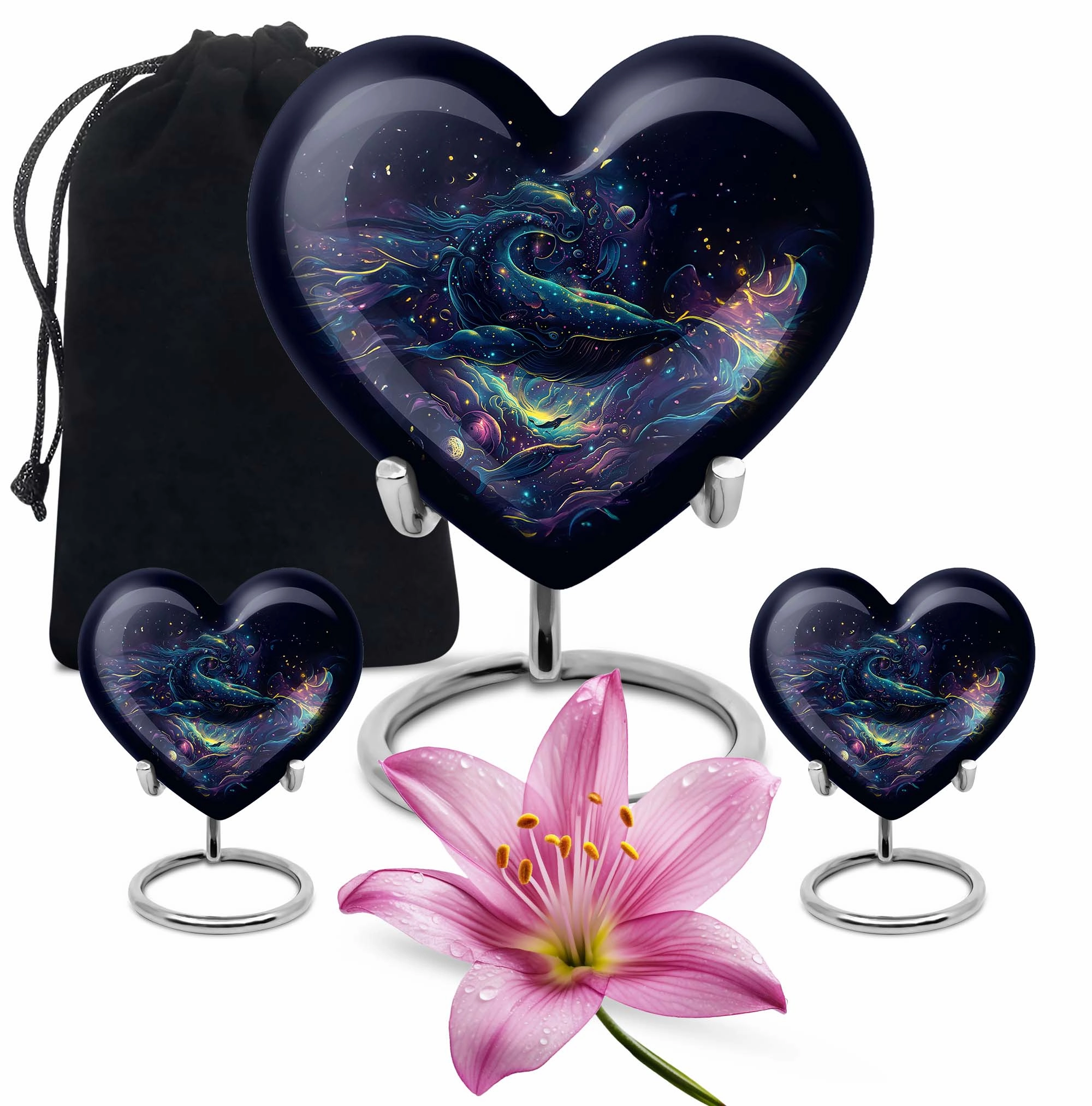 Whispering Heartline Fish Urn & Memorial Adult Urn Collection