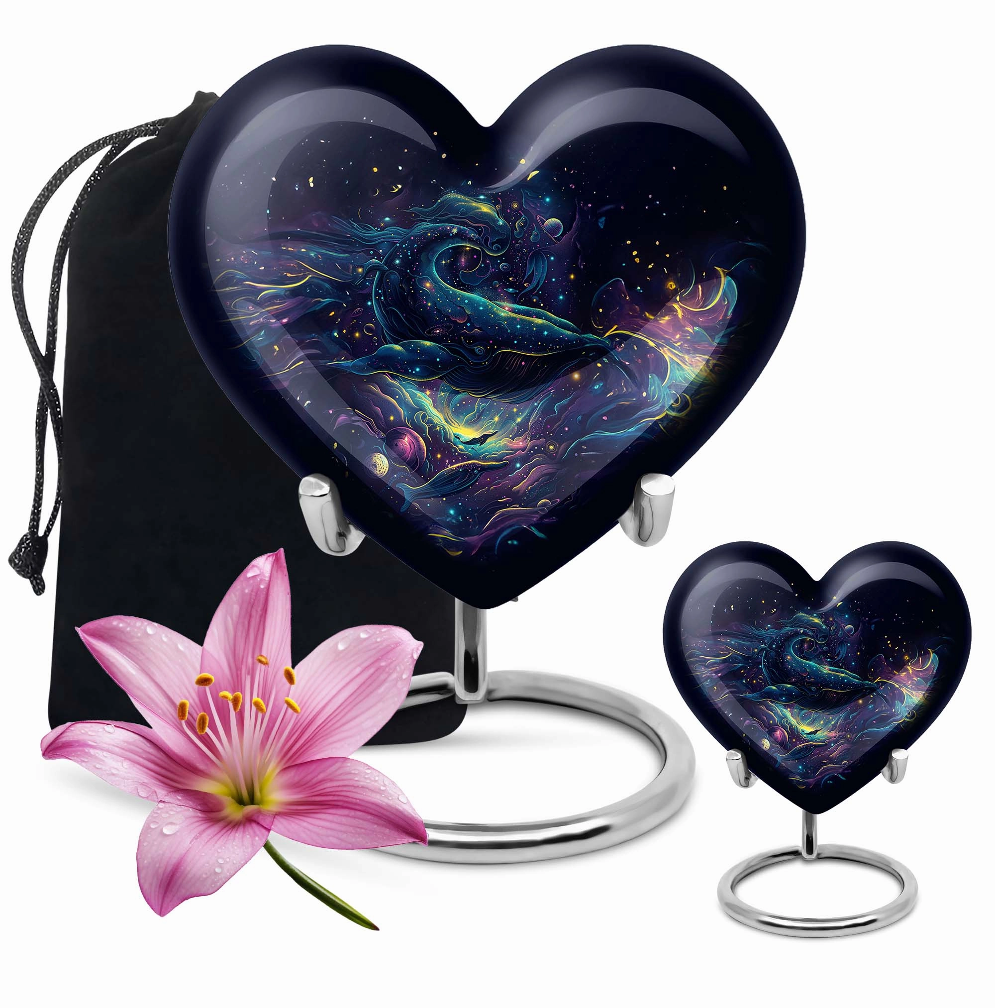 Whispering Heartline Fish Urn & Memorial Adult Urn Collection