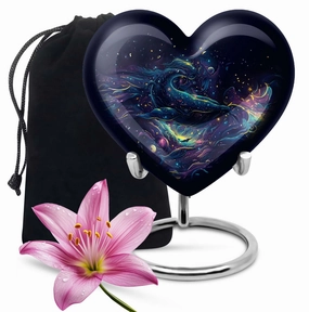 Whispering Heartline Fish Urn & Memorial Adult Urn Collection
