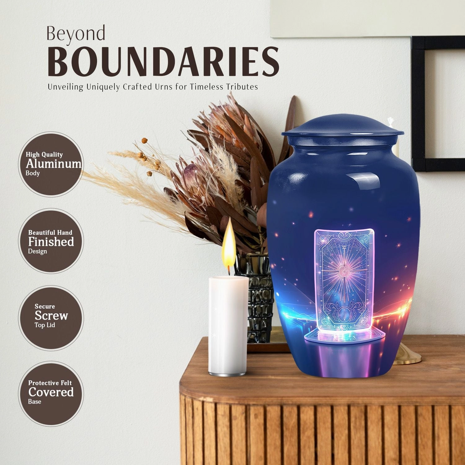 Zodiac Journey: An Elegant Cremation Urn for Restful Returns
