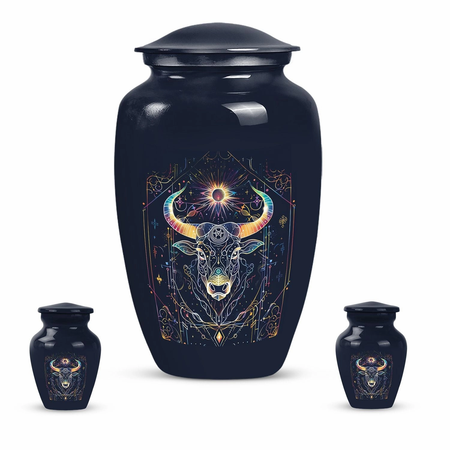 Zodiac Urn: Large & Exquisite Memorial for Honoring Adult Males