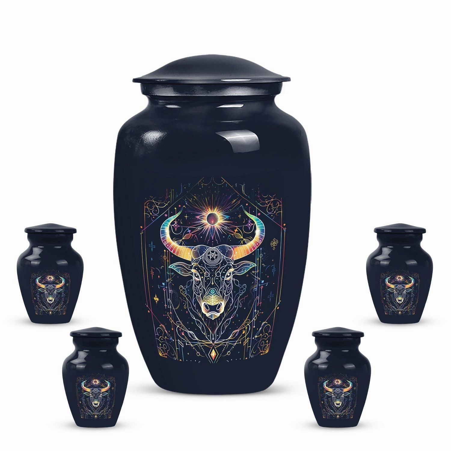 Zodiac Urn: Large & Exquisite Memorial for Honoring Adult Males