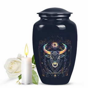 Zodiac Urn: Large & Exquisite Memorial for Honoring Adult Males